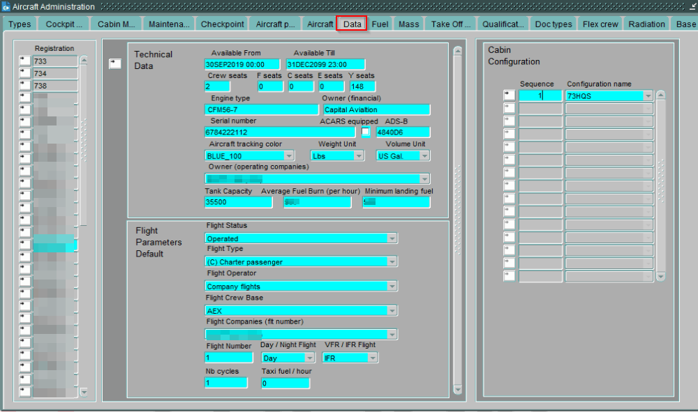 BlueOne - Aircraft and Crew Management
