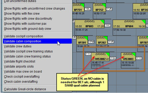 crew overstaffing